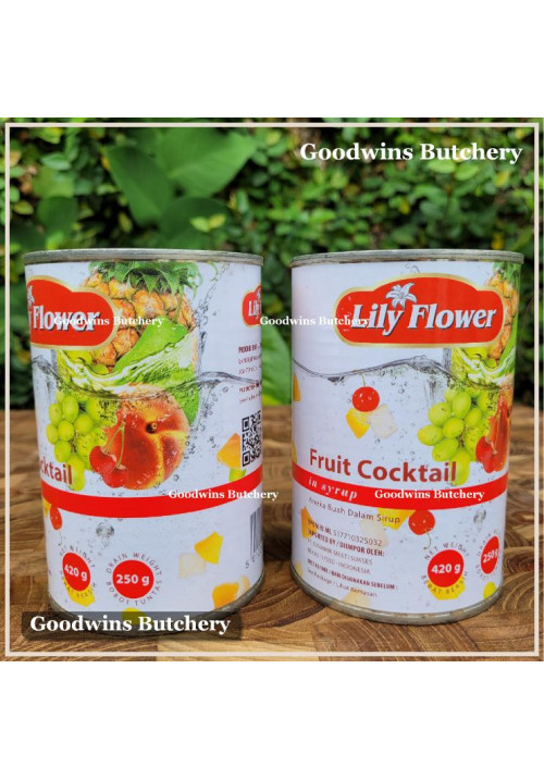 Fruit in syrup Lily Flower Thailand FRUIT COCKTAILS 420g